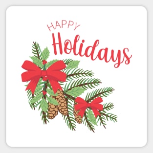 Happy Holidays Sticker